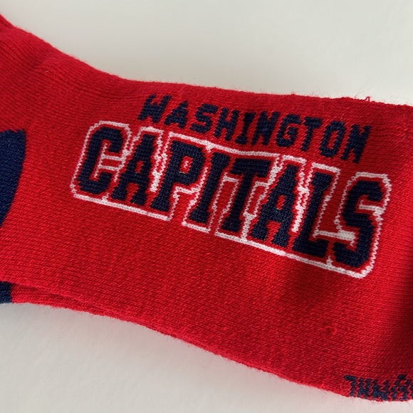 Washington Capitals Team Socks Size Large Mens 10-13 New With Tag - Picture 3 of 10